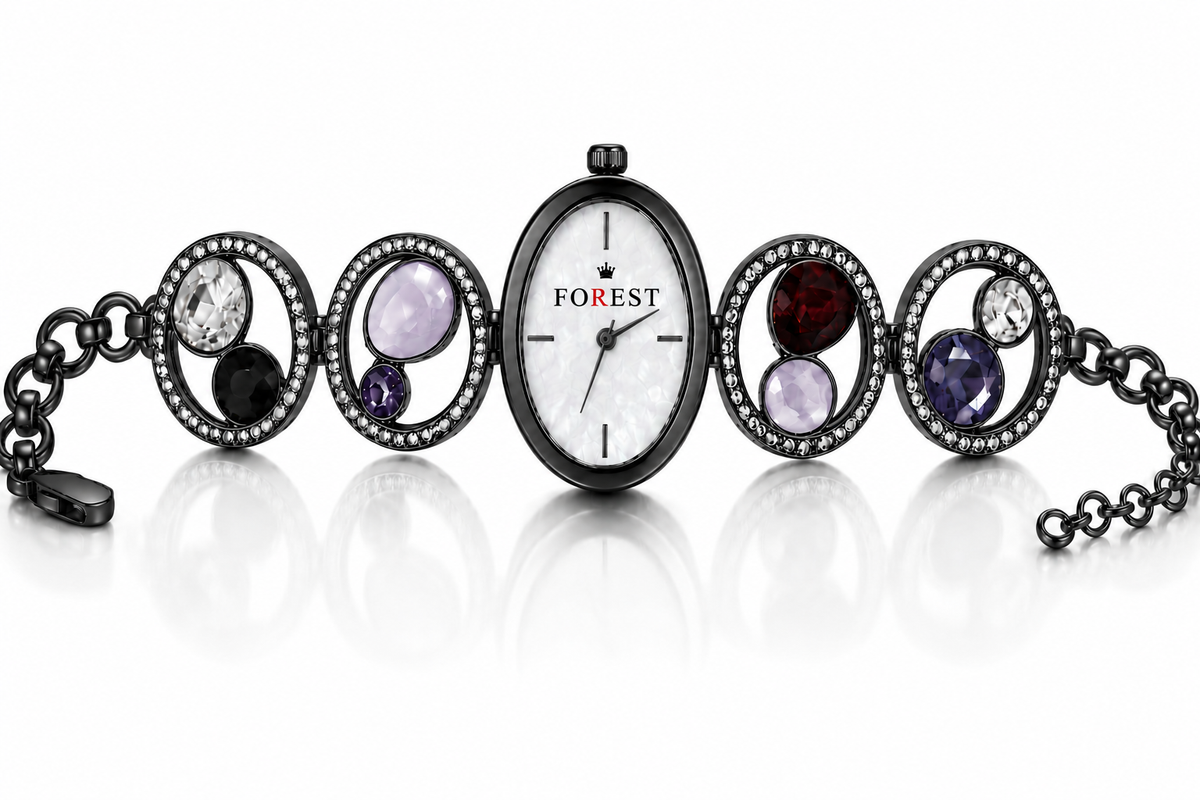 The Women’s Noir Gemstone Watch
