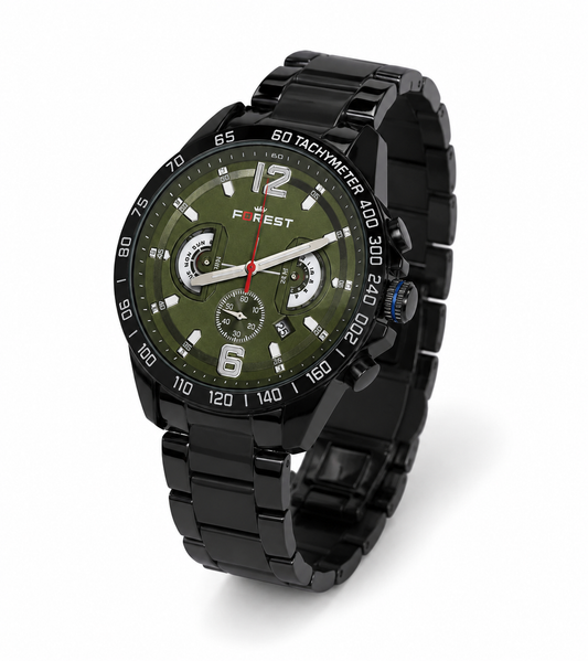 Black Olive Chronograph Watch