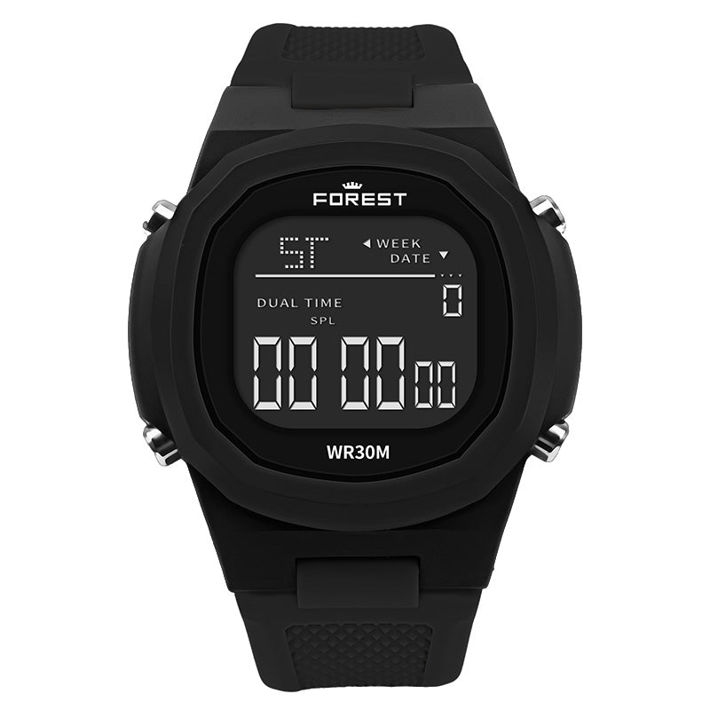 Black Digital Sports Watch 2302
