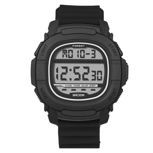 Black Digital Sports Watch 2029