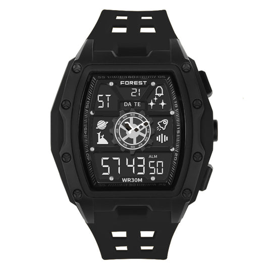 Black Digital Sports Watch 5009