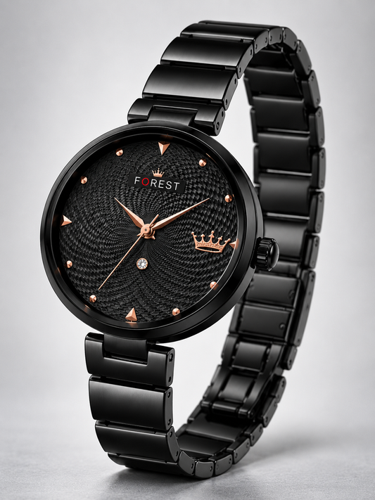 Royal Black Noir Analog Watch