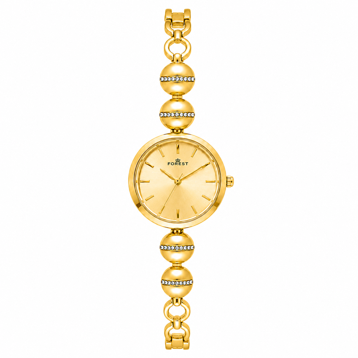 The Women’s Golden Pearl Ball Watch