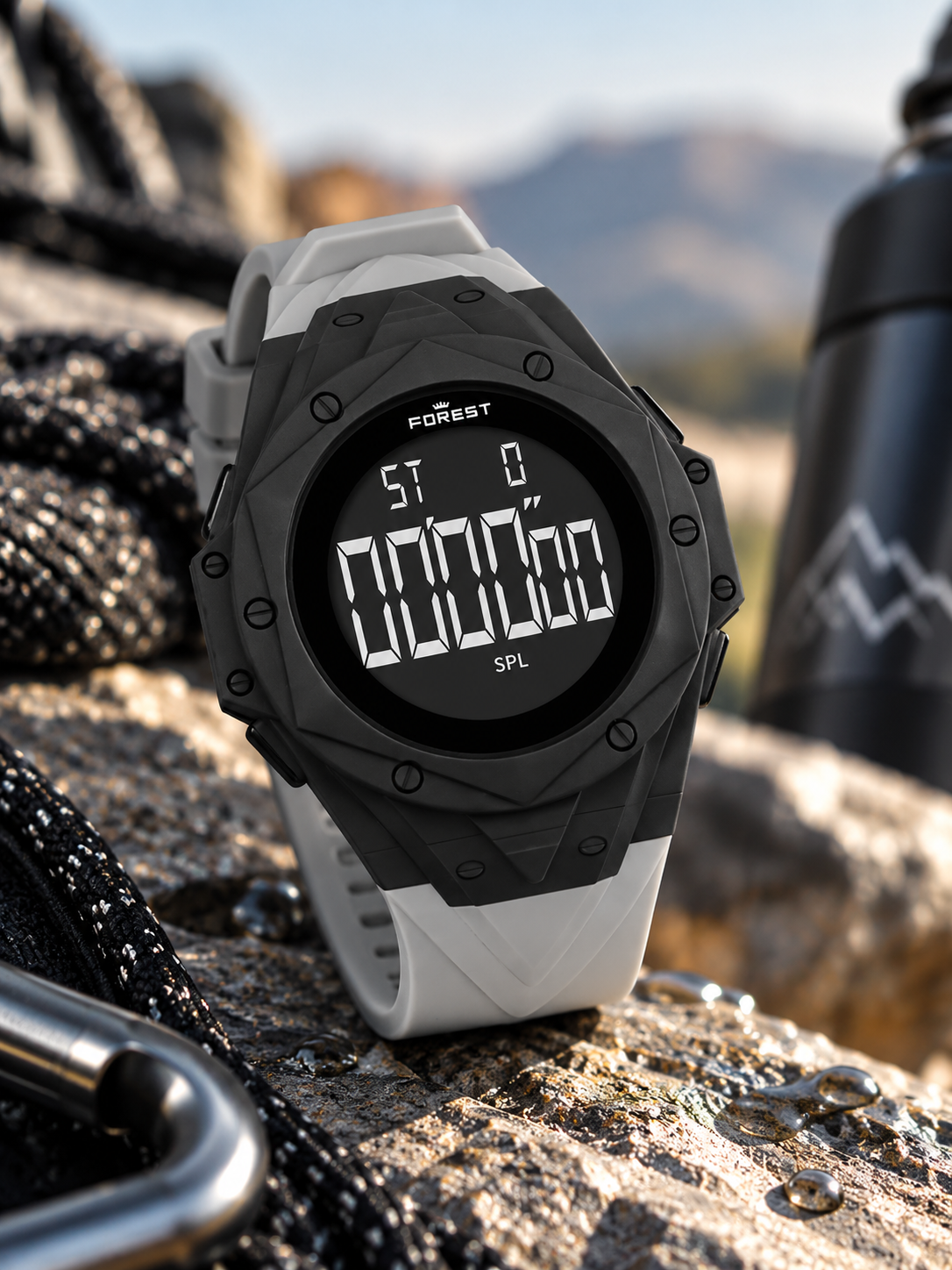 Grey Digital Sports Watch 2202
