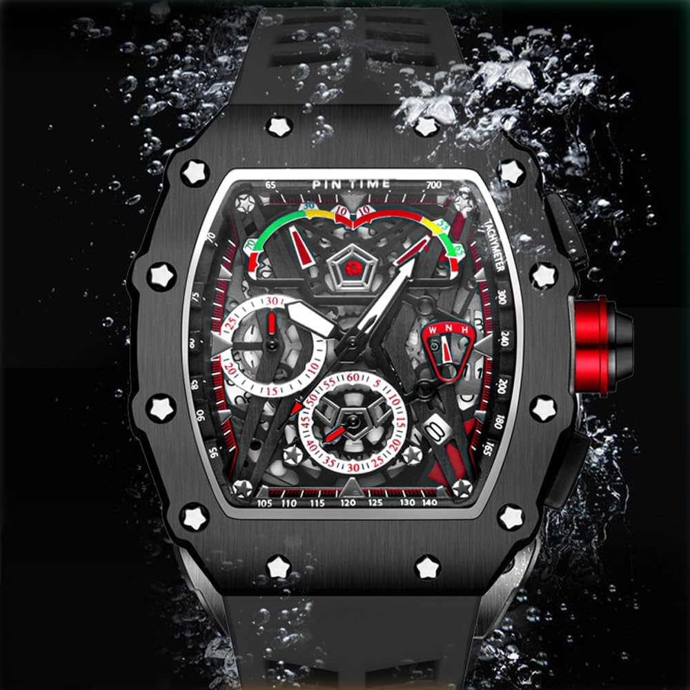 The Men’s Black & Green Racing Sports Watch