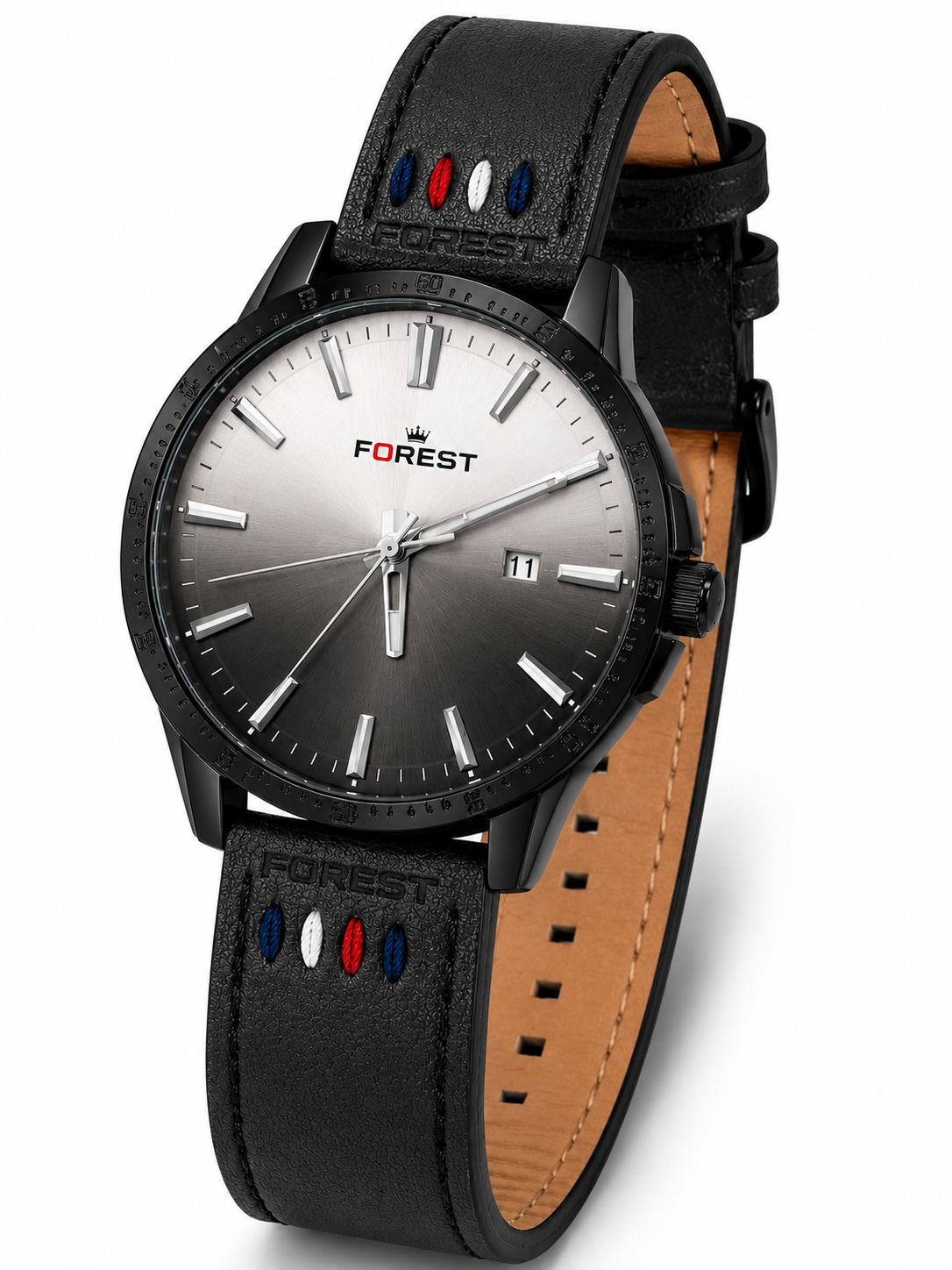 The Heritage Eclipse – Black Ombre Dial & Black Strap