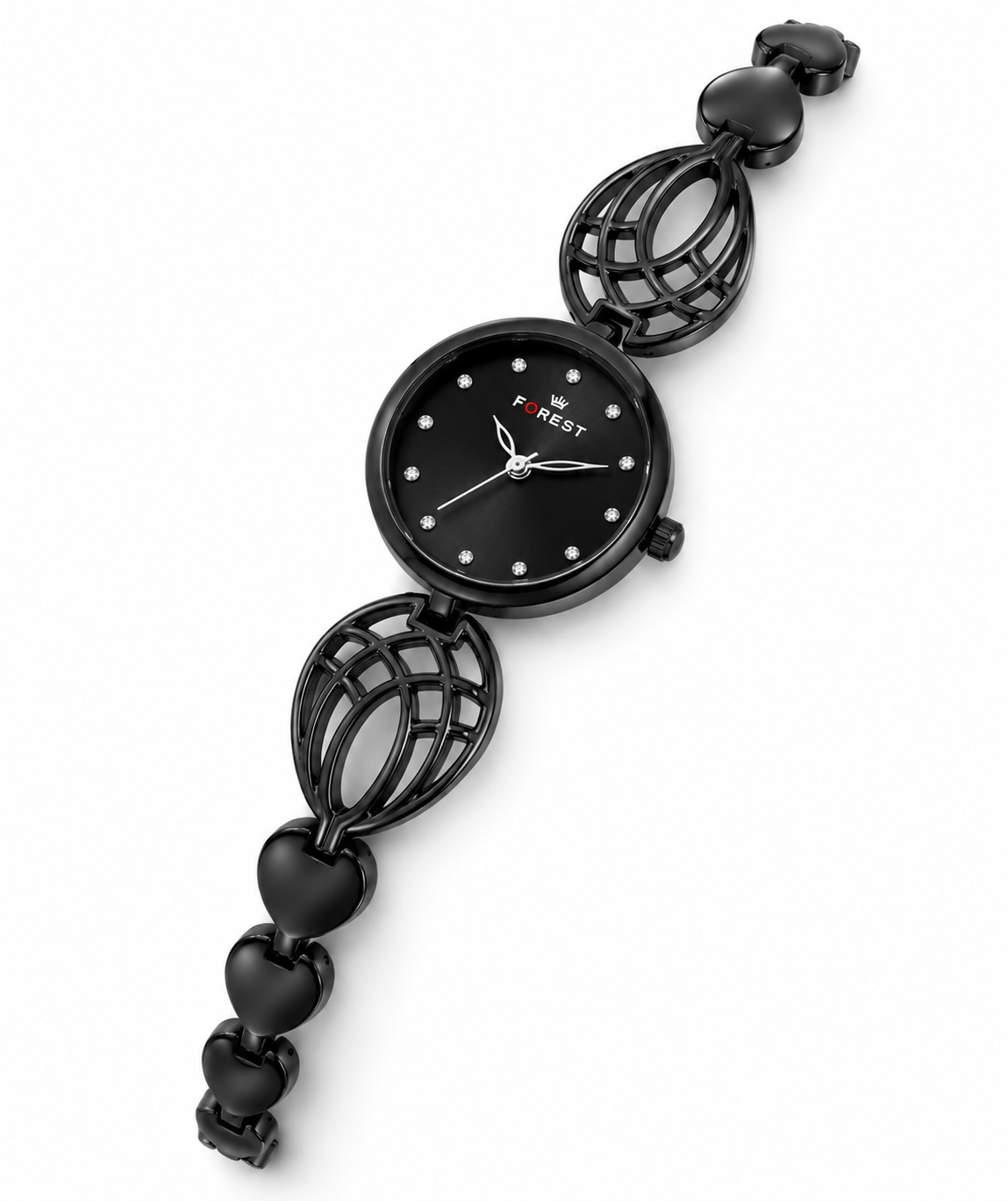Black Noir Charm Analog Watch