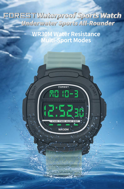 Blue Digital Sports Watch 2029