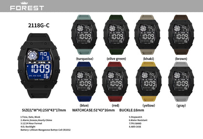 Black Ranger Digital Sports Watch