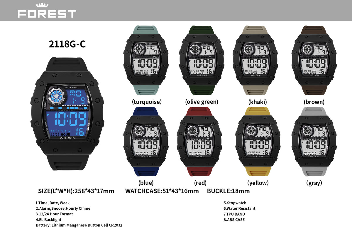 Black Ranger Digital Sports Watch