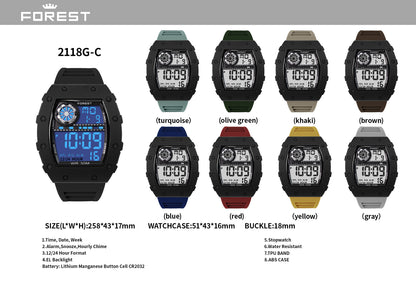 Black Ranger Digital Sports Watch