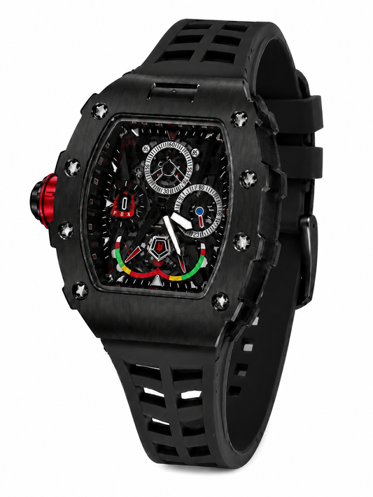 Black Chronograph Sports Analog Watch