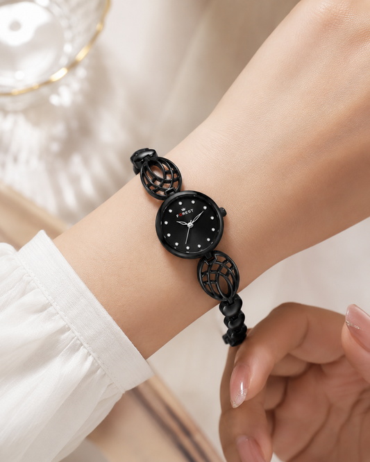Black Noir Charm Analog Watch