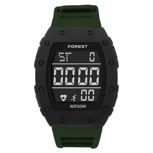 Green Pulse Digital Sports Watch