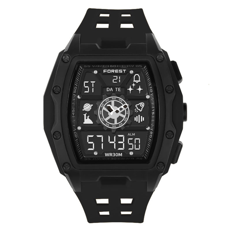 Black Digital Sports Watch 5009