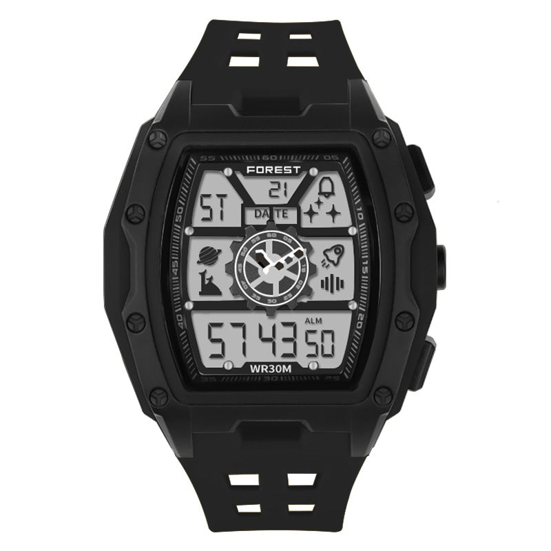 Black Digital Sports Watch 5009