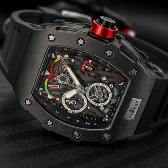 Black Chronograph Sports Analog Watch