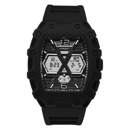 Black Digital Analog Sports Watch 5008