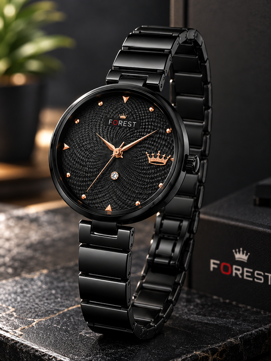 Royal Black Noir Analog Watch