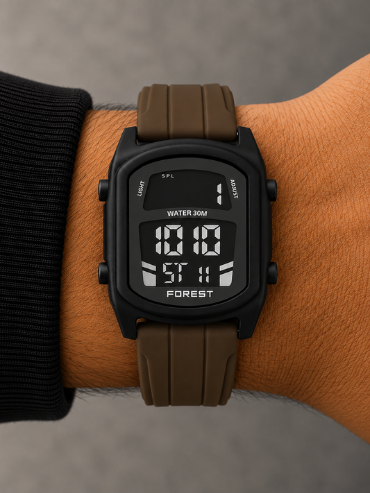 Brown Digital Sports Watch 2308