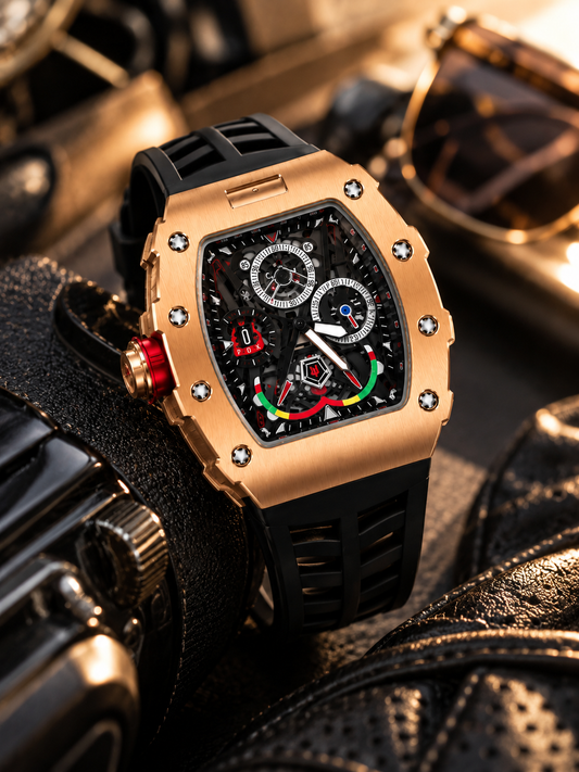Luxury Gold Chronograph Sports Analog Watch