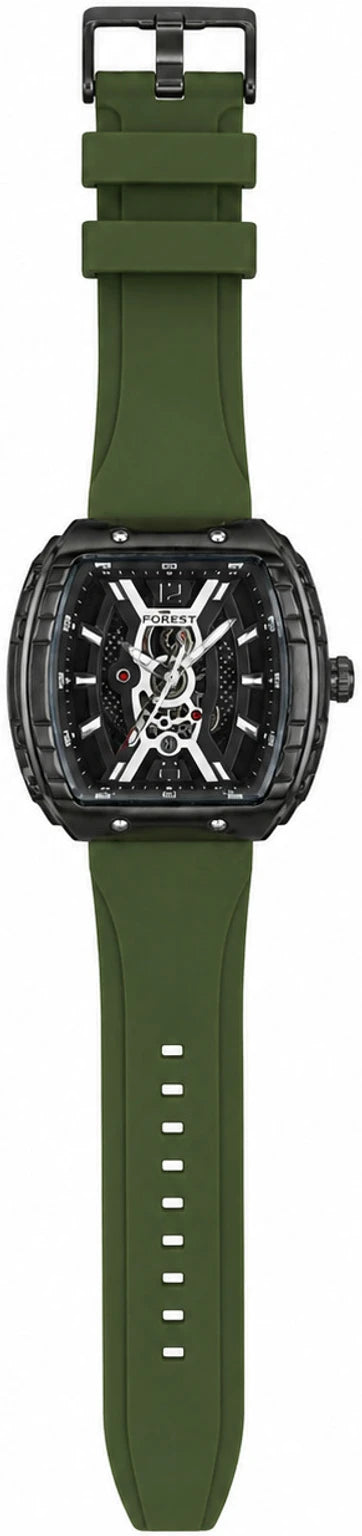 Green Strap Analog Watch