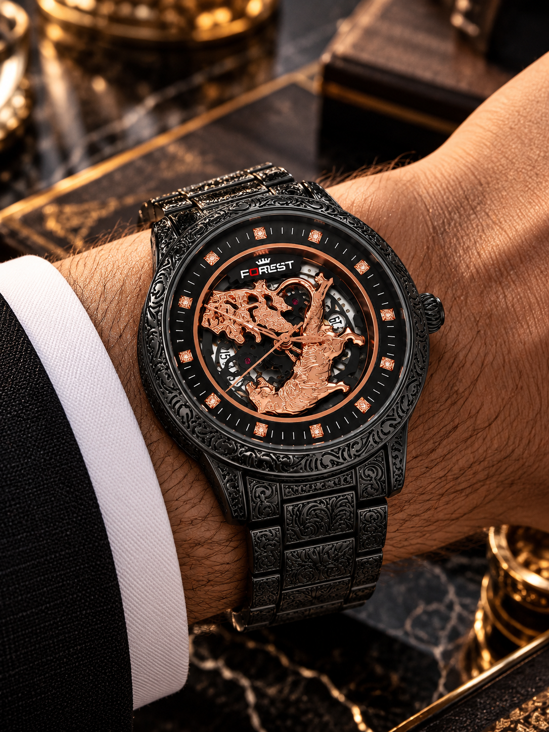 F-740-BLK-GOLD-DSG